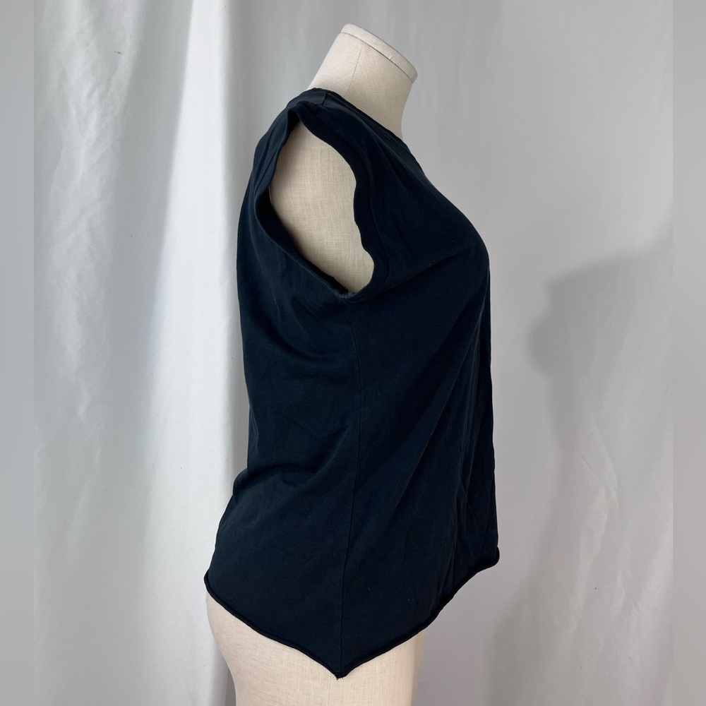 Frank & Eileen ‘Aiden’ Black Muscle Tee - Picture 2 of 7